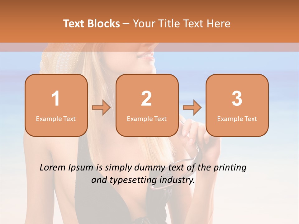Bikini Hawaii Sexual PowerPoint Template