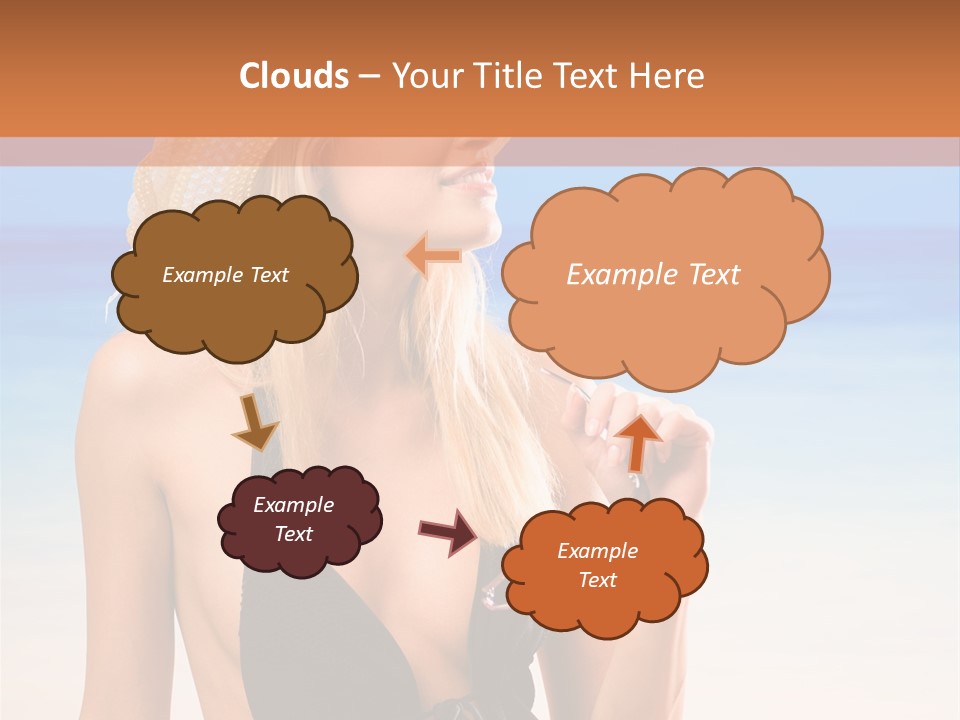 Bikini Hawaii Sexual PowerPoint Template