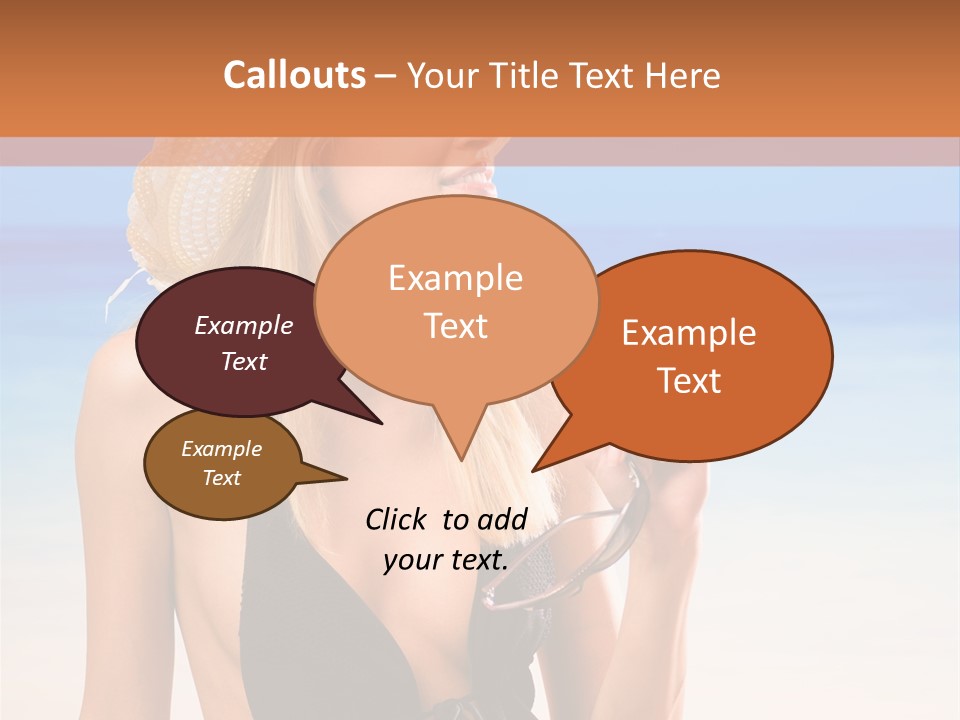 Bikini Hawaii Sexual PowerPoint Template