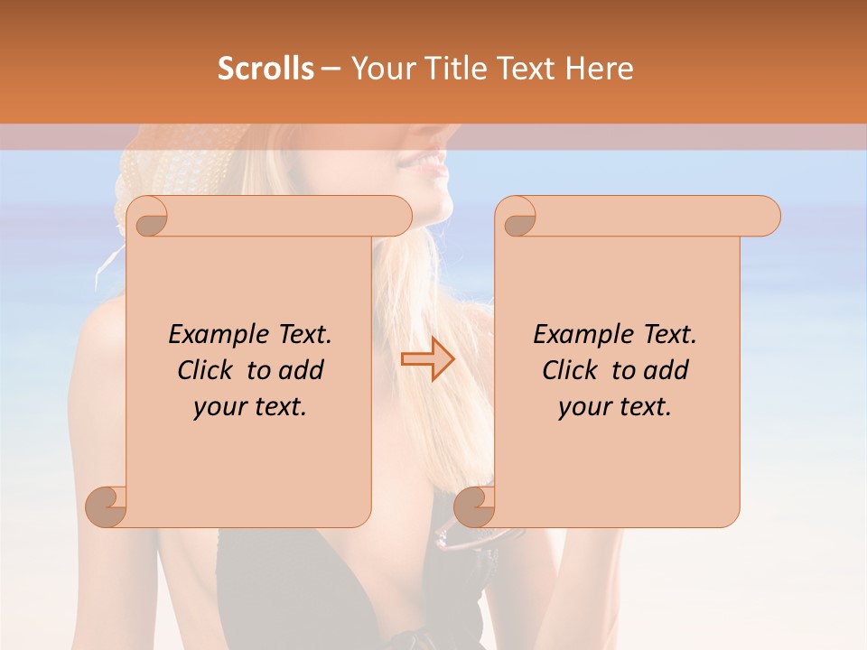 Bikini Hawaii Sexual PowerPoint Template