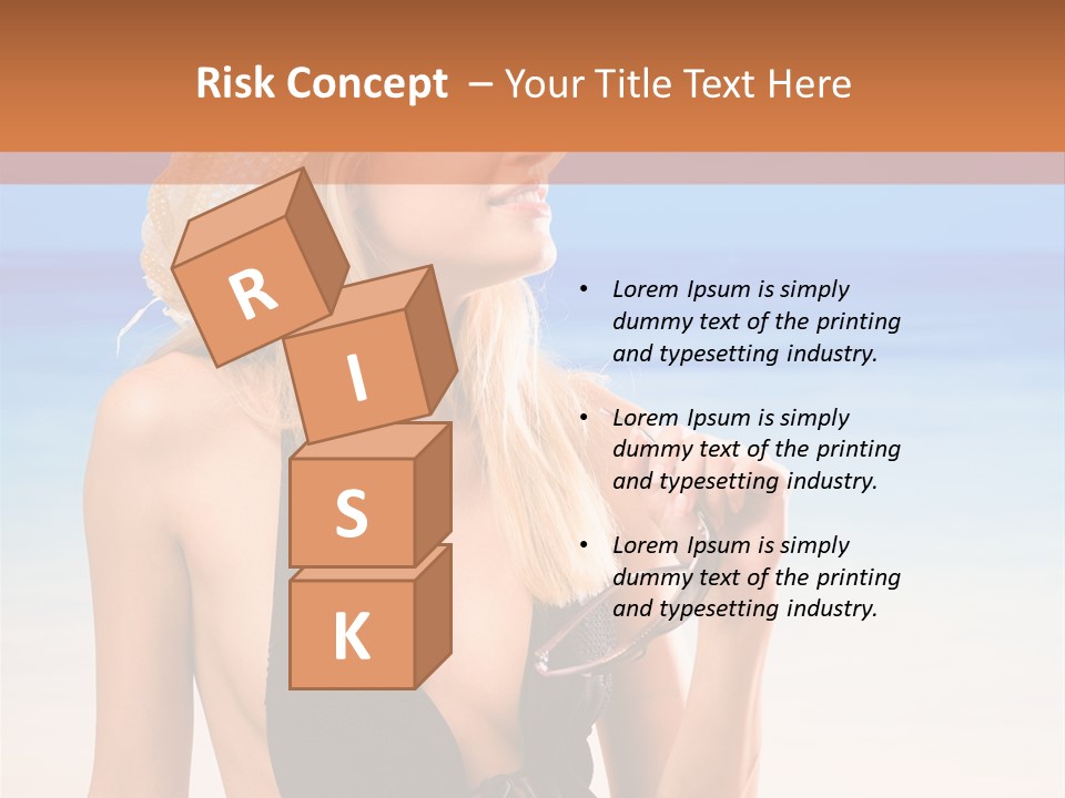 Bikini Hawaii Sexual PowerPoint Template