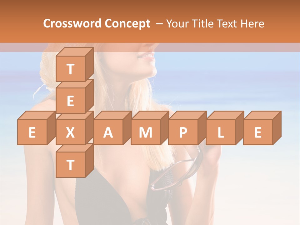 Bikini Hawaii Sexual PowerPoint Template