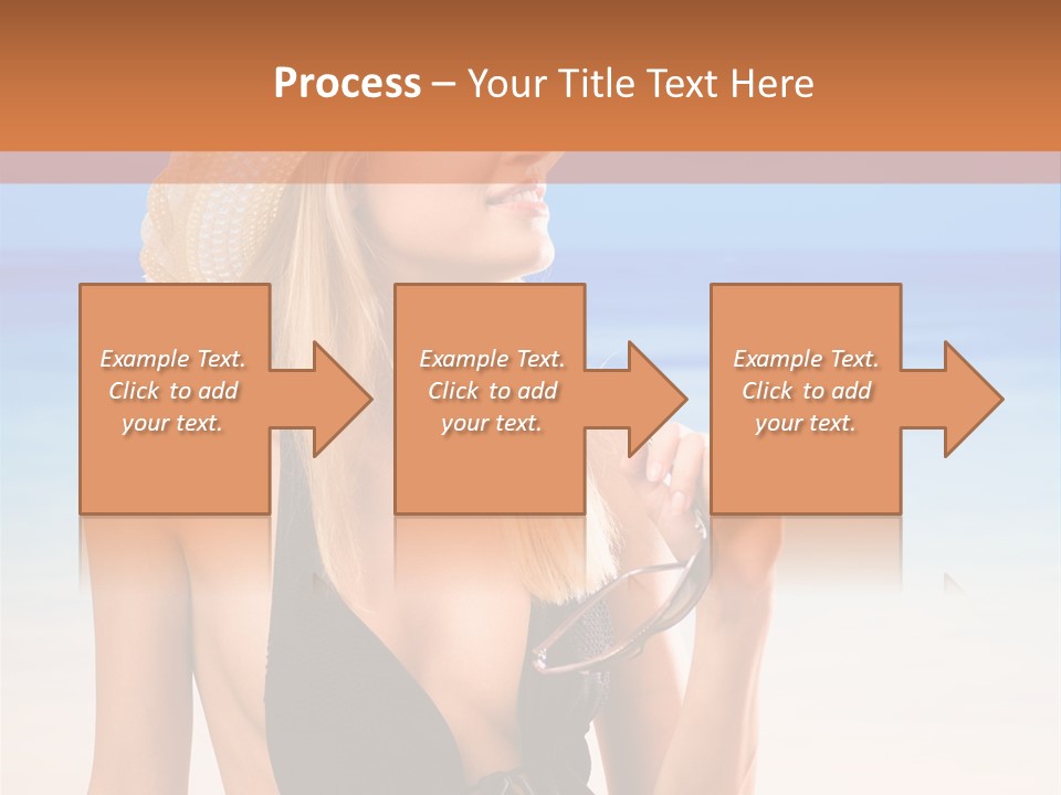 Bikini Hawaii Sexual PowerPoint Template