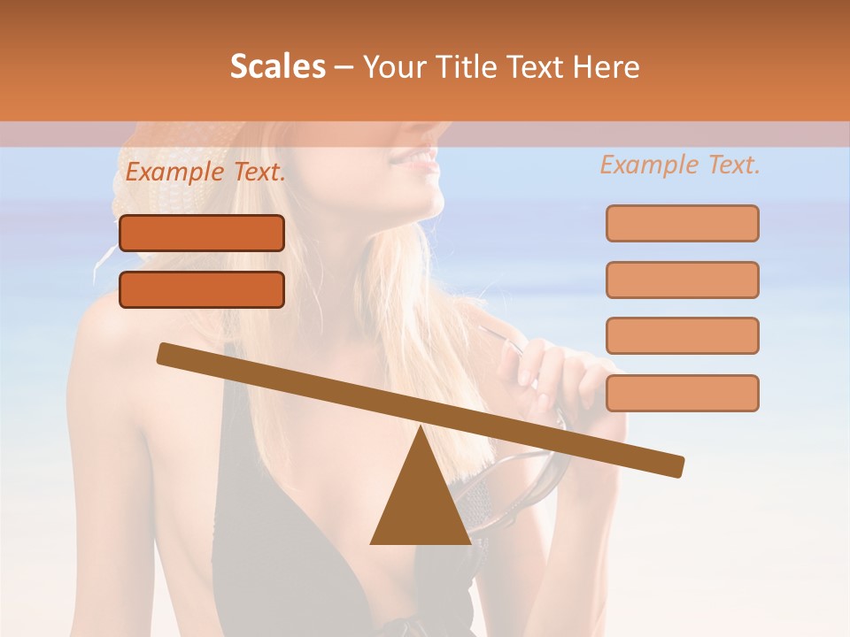 Bikini Hawaii Sexual PowerPoint Template
