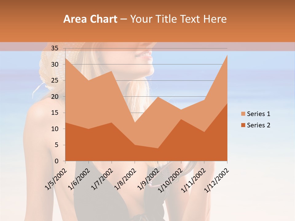 Bikini Hawaii Sexual PowerPoint Template