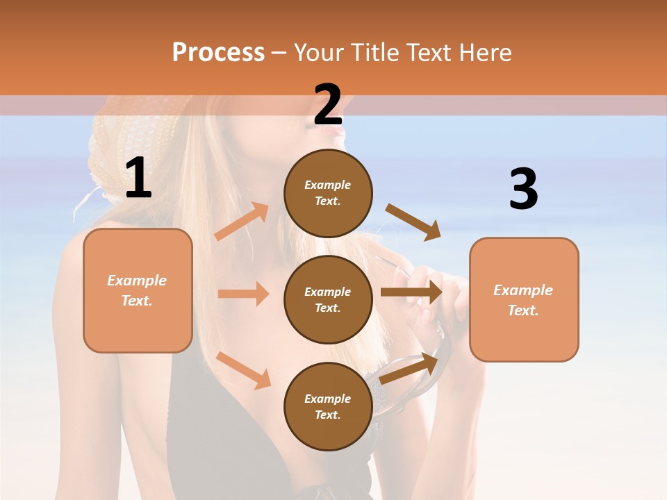 Bikini Hawaii Sexual PowerPoint Template