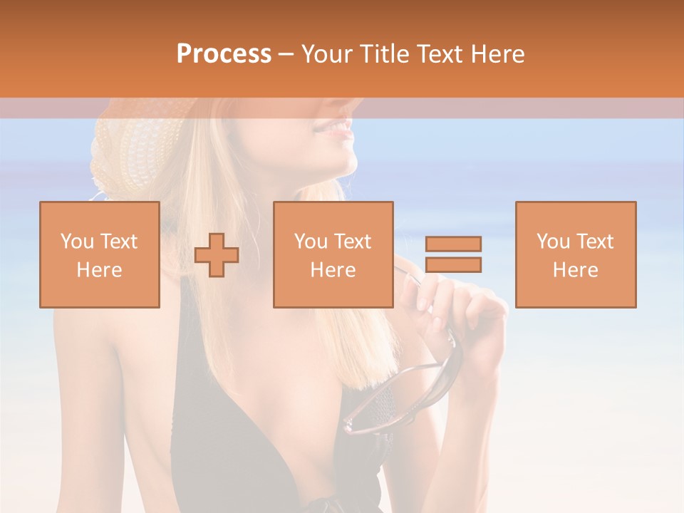 Bikini Hawaii Sexual PowerPoint Template