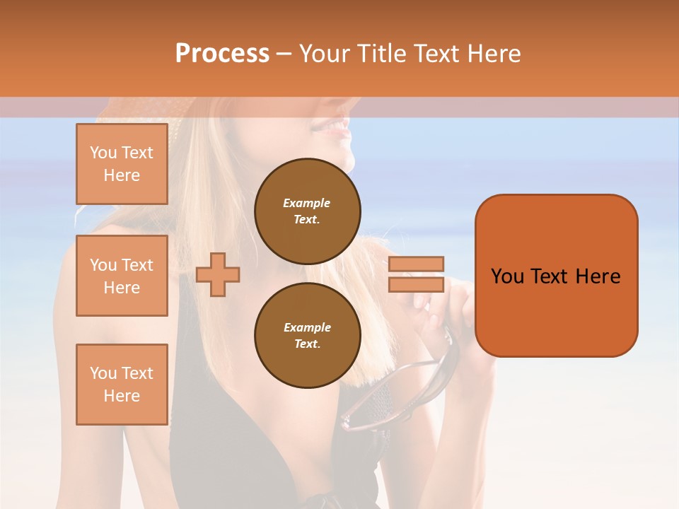 Bikini Hawaii Sexual PowerPoint Template