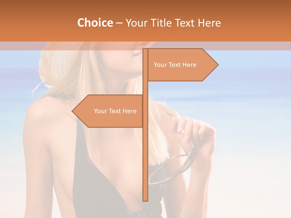 Bikini Hawaii Sexual PowerPoint Template