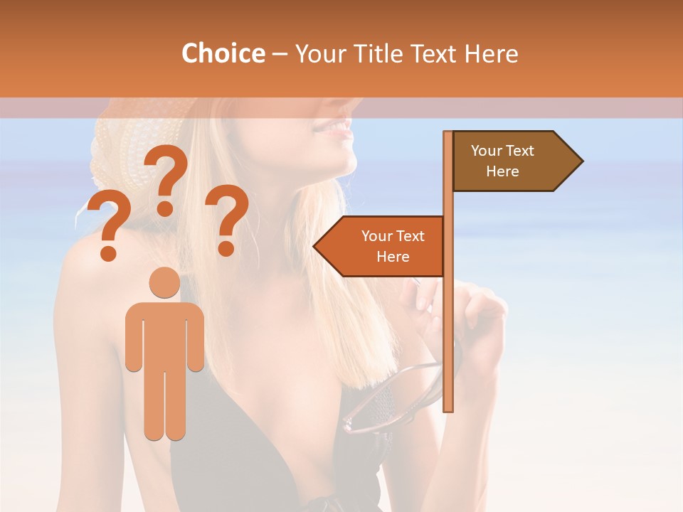 Bikini Hawaii Sexual PowerPoint Template