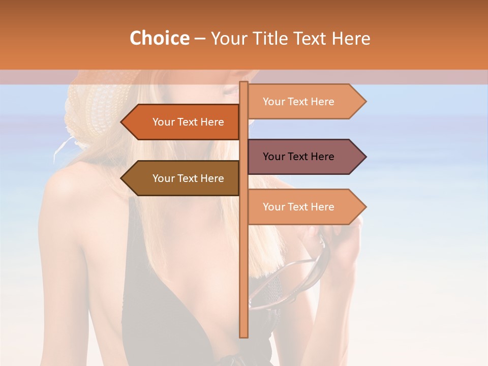 Bikini Hawaii Sexual PowerPoint Template