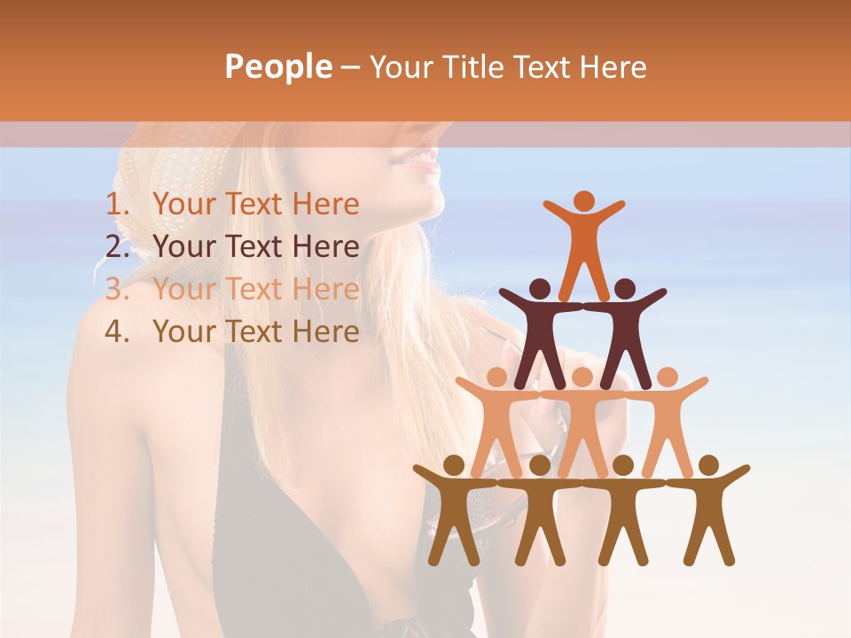 Bikini Hawaii Sexual PowerPoint Template