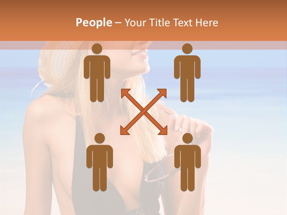 Bikini Hawaii Sexual PowerPoint Template