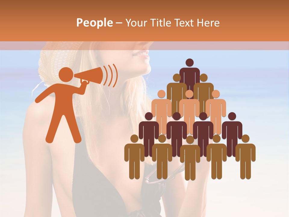 Bikini Hawaii Sexual PowerPoint Template