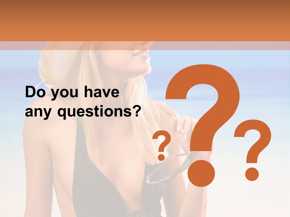 Bikini Hawaii Sexual PowerPoint Template