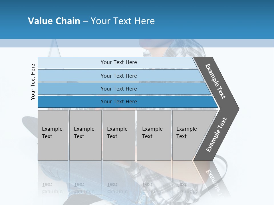 A Young Man Sitting On The Floor Using A Laptop Computer PowerPoint Template