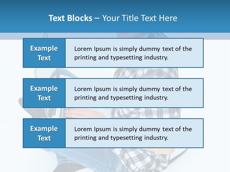 A Young Man Sitting On The Floor Using A Laptop Computer PowerPoint Template