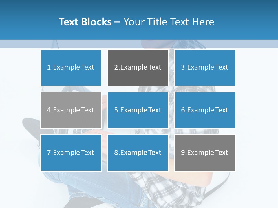 A Young Man Sitting On The Floor Using A Laptop Computer PowerPoint Template