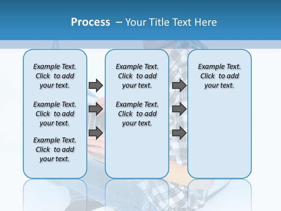 A Young Man Sitting On The Floor Using A Laptop Computer PowerPoint Template