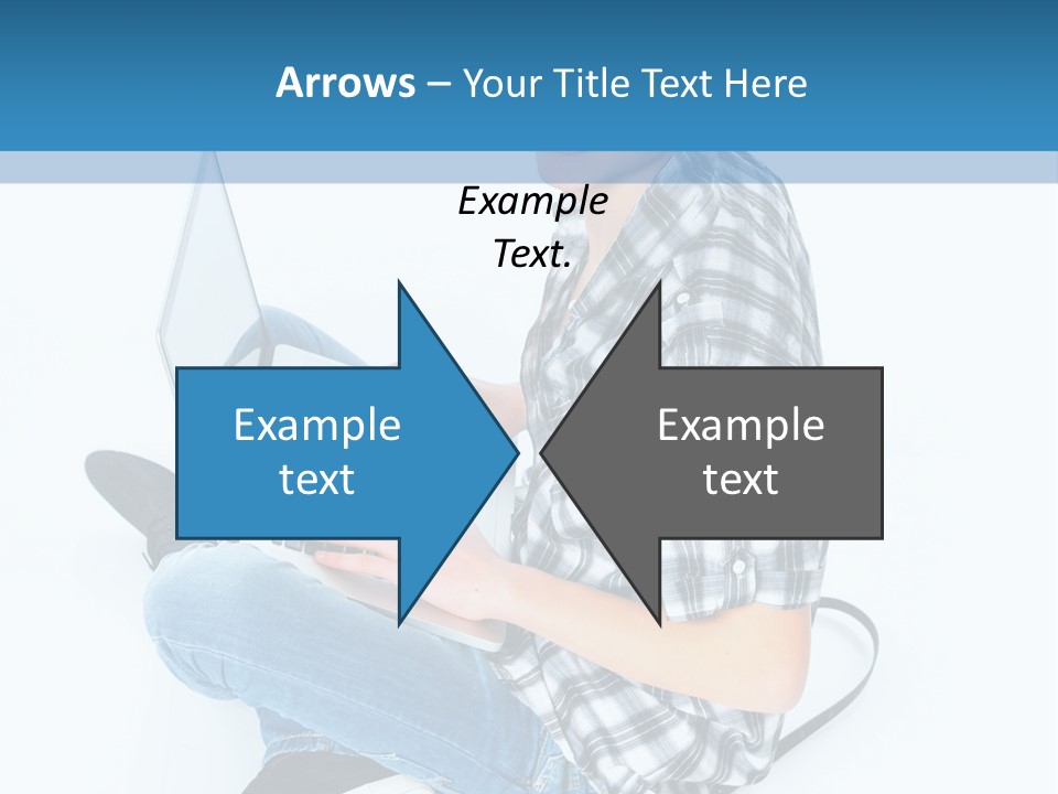 A Young Man Sitting On The Floor Using A Laptop Computer PowerPoint Template