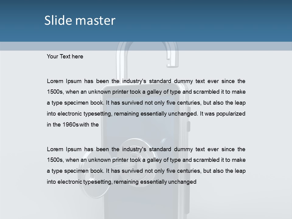 Mobility Isolated System PowerPoint Template