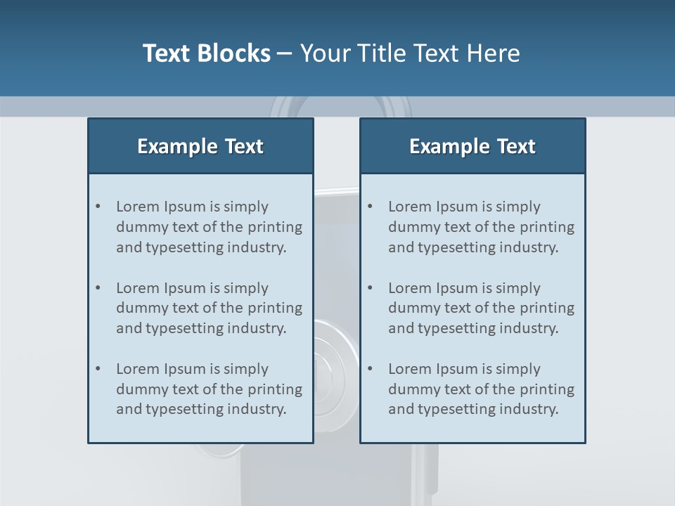 Mobility Isolated System PowerPoint Template