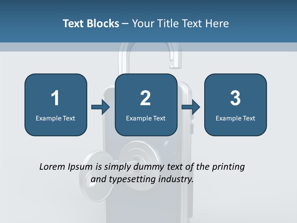 Mobility Isolated System PowerPoint Template