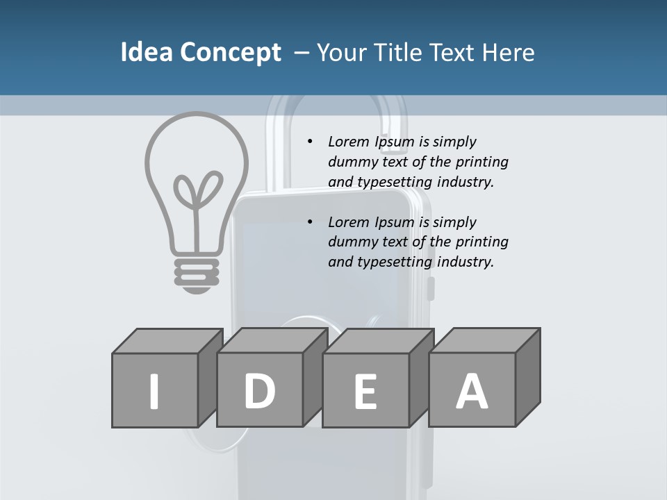 Mobility Isolated System PowerPoint Template