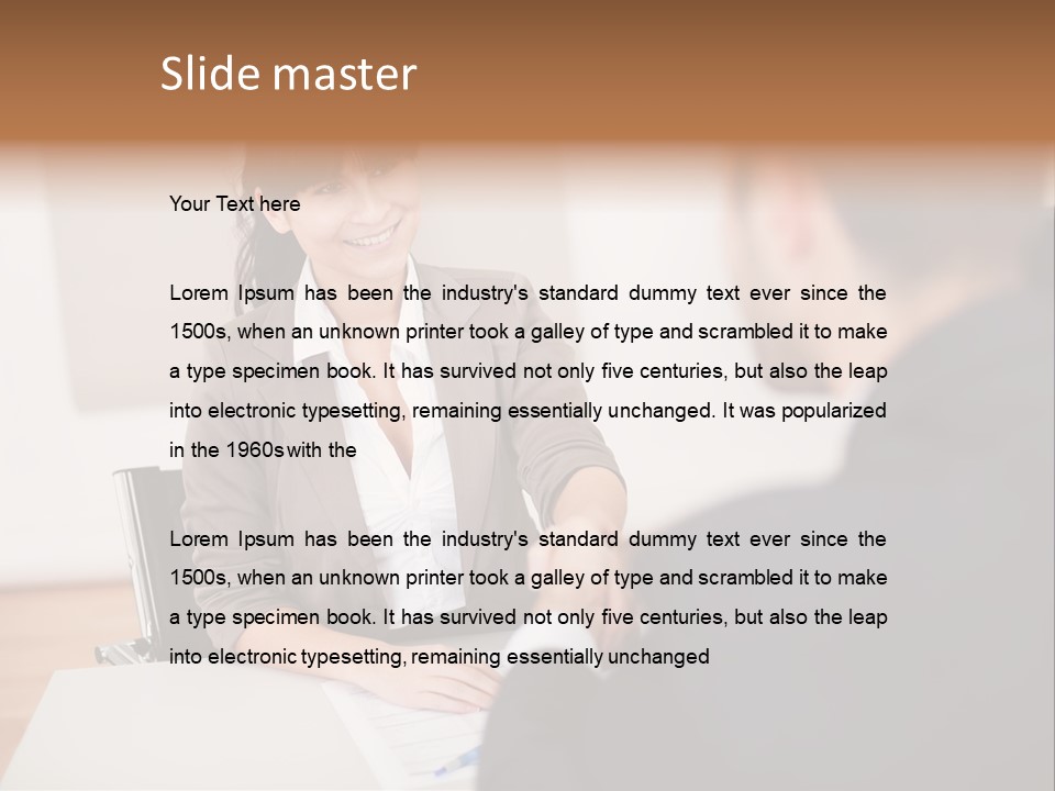 Law Office Occupation PowerPoint Template