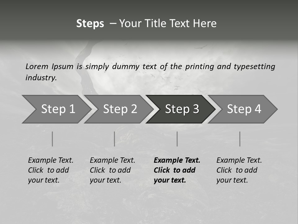 Environment Sorrow Moody PowerPoint Template