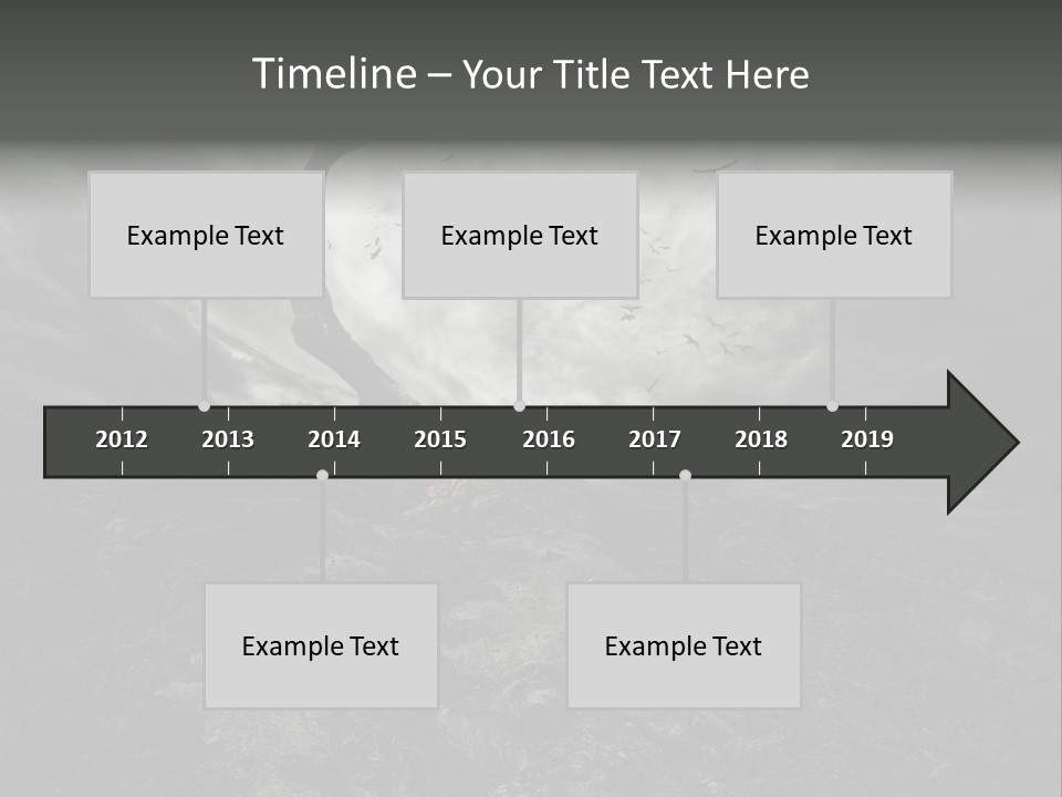 Environment Sorrow Moody PowerPoint Template