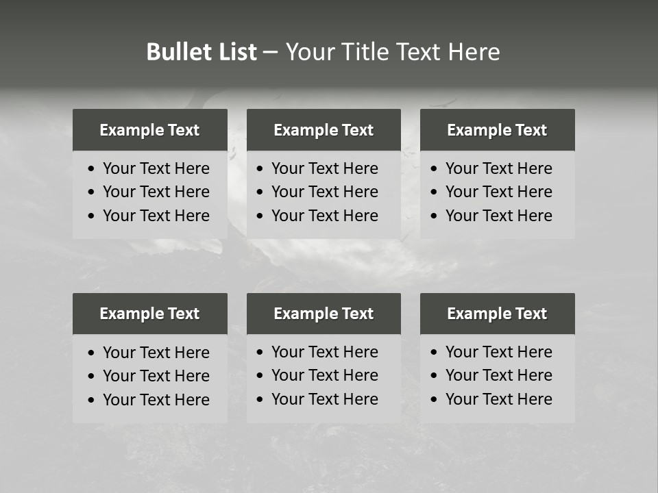 Environment Sorrow Moody PowerPoint Template