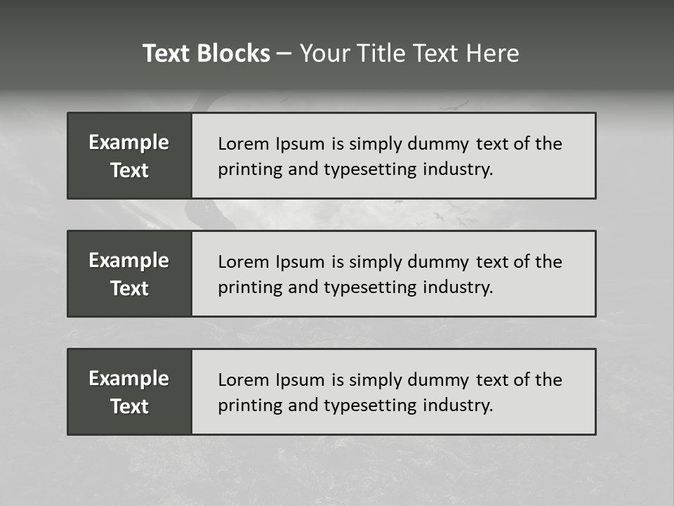 Environment Sorrow Moody PowerPoint Template