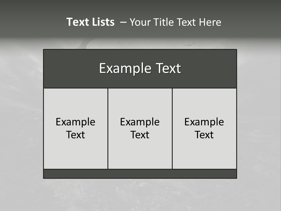 Environment Sorrow Moody PowerPoint Template