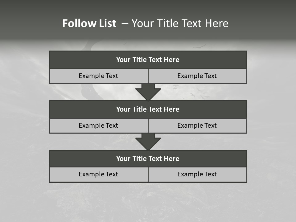 Environment Sorrow Moody PowerPoint Template