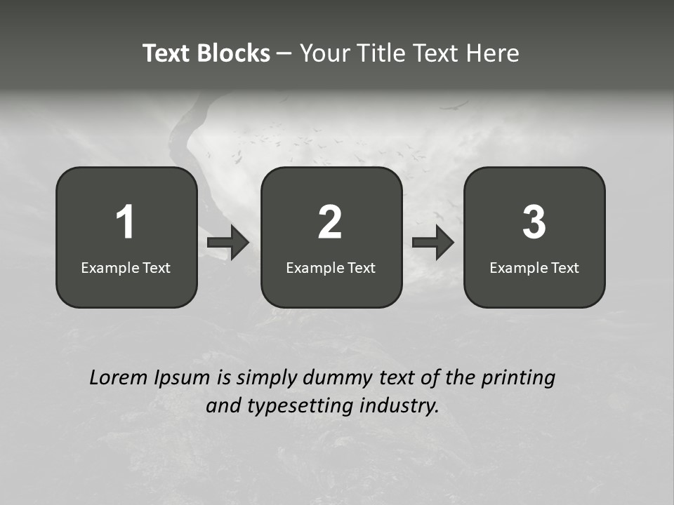 Environment Sorrow Moody PowerPoint Template
