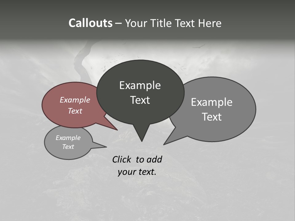 Environment Sorrow Moody PowerPoint Template