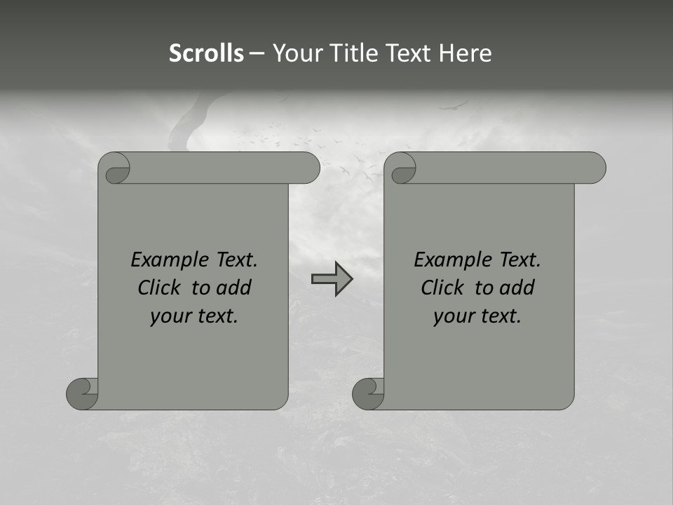 Environment Sorrow Moody PowerPoint Template