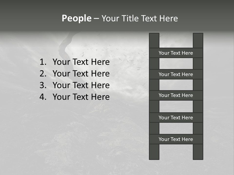 Environment Sorrow Moody PowerPoint Template