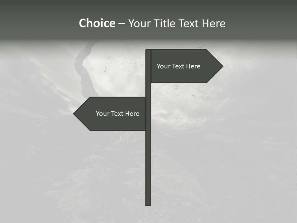 Environment Sorrow Moody PowerPoint Template
