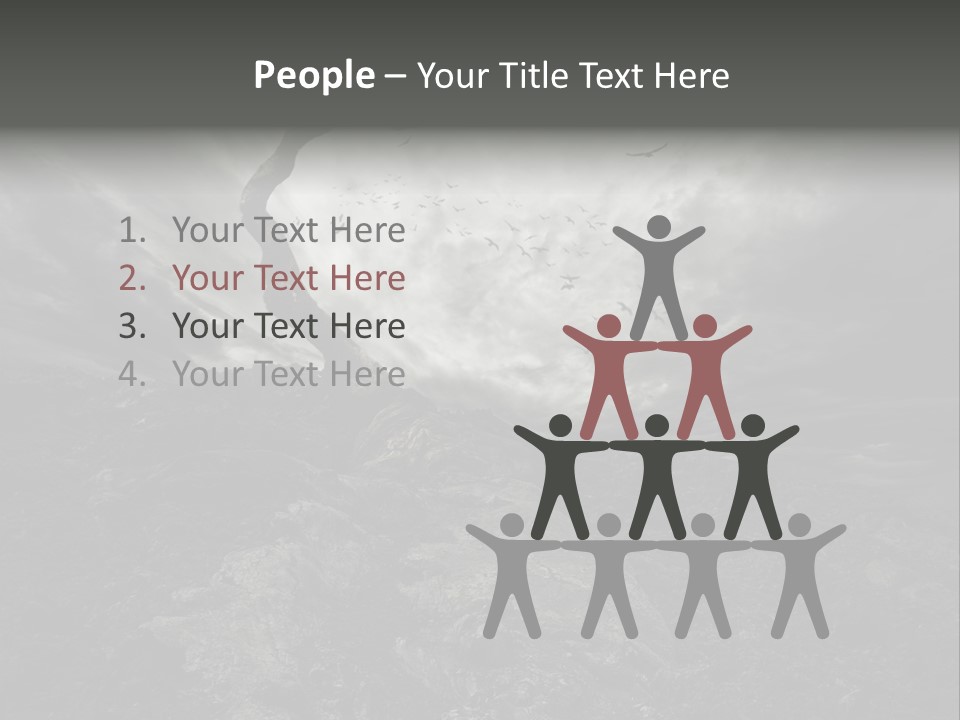 Environment Sorrow Moody PowerPoint Template