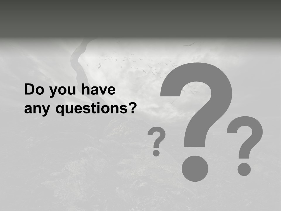 Environment Sorrow Moody PowerPoint Template