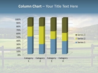 Golf Blue Saturated PowerPoint Template