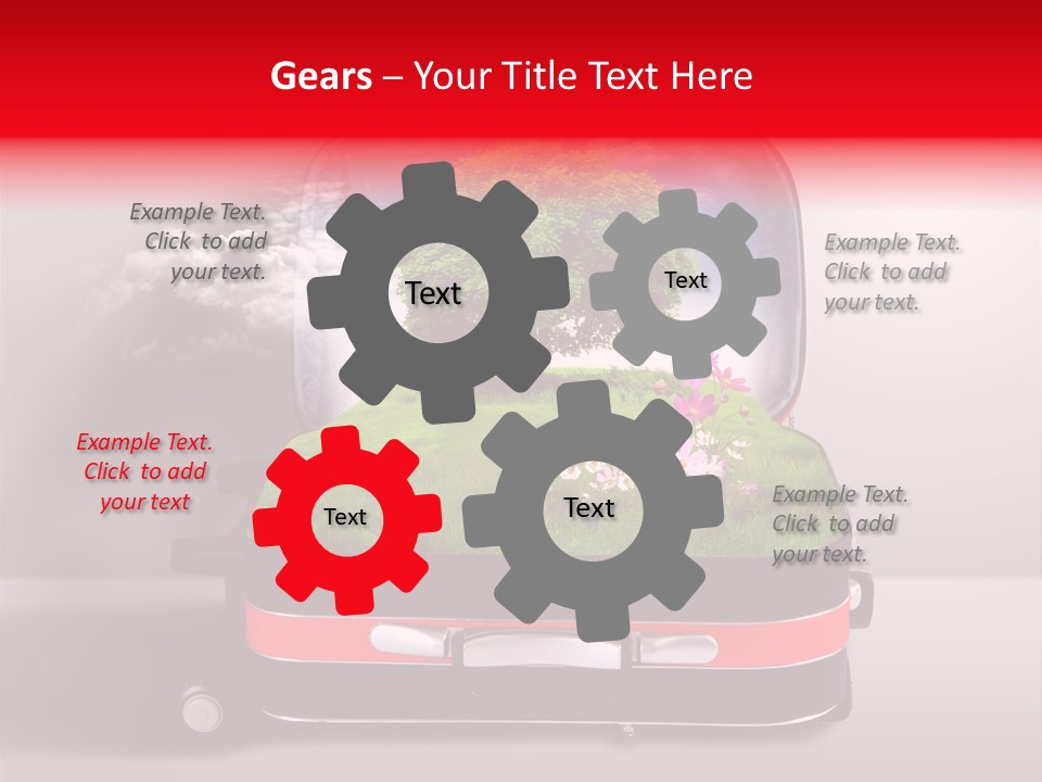 Rural Safari Pasture PowerPoint Template