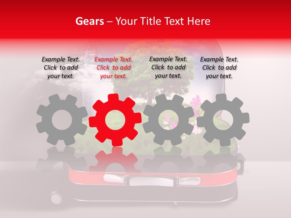 Rural Safari Pasture PowerPoint Template