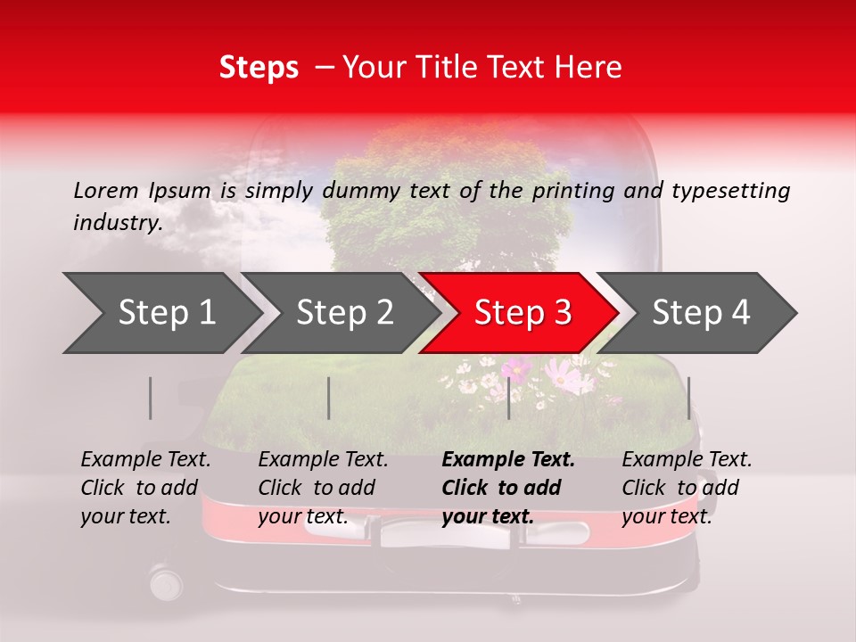 Rural Safari Pasture PowerPoint Template