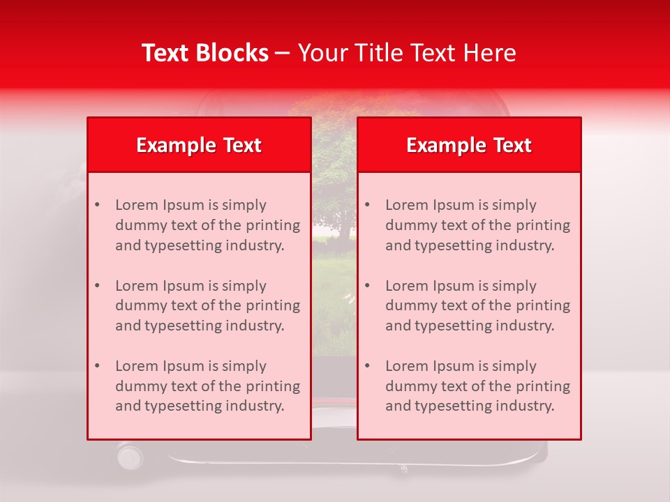 Rural Safari Pasture PowerPoint Template