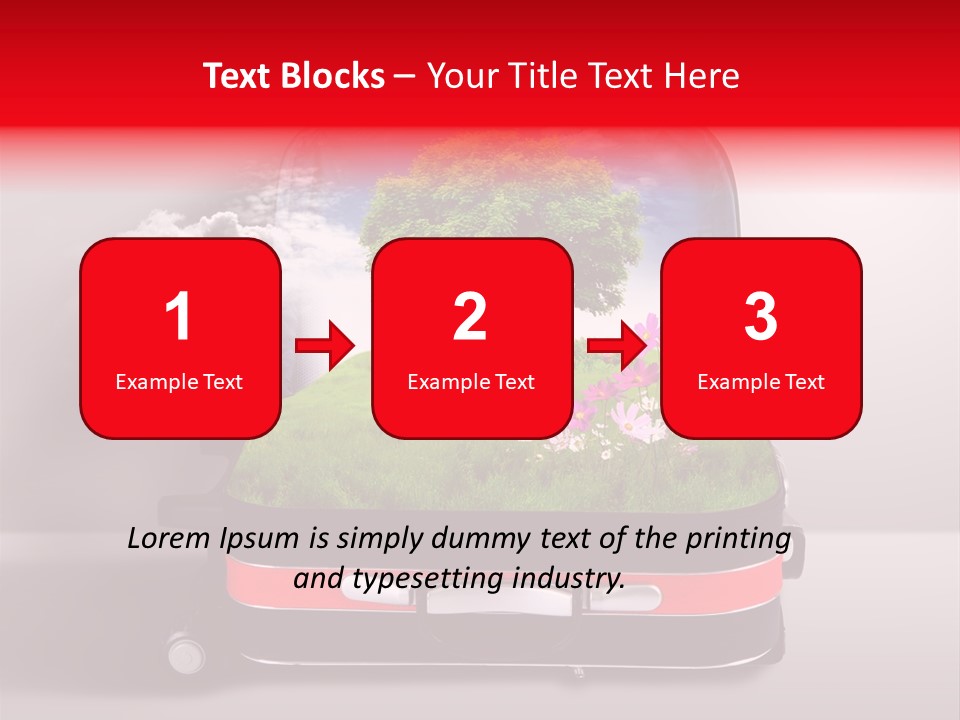 Rural Safari Pasture PowerPoint Template
