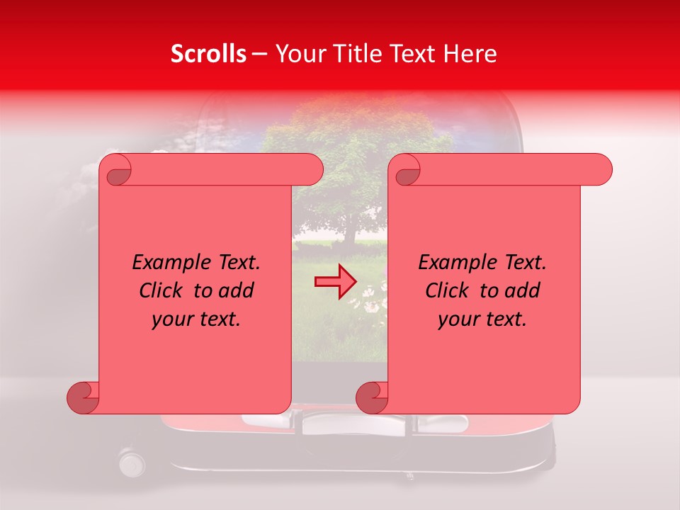 Rural Safari Pasture PowerPoint Template