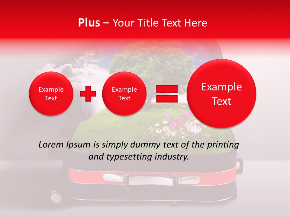 Rural Safari Pasture PowerPoint Template